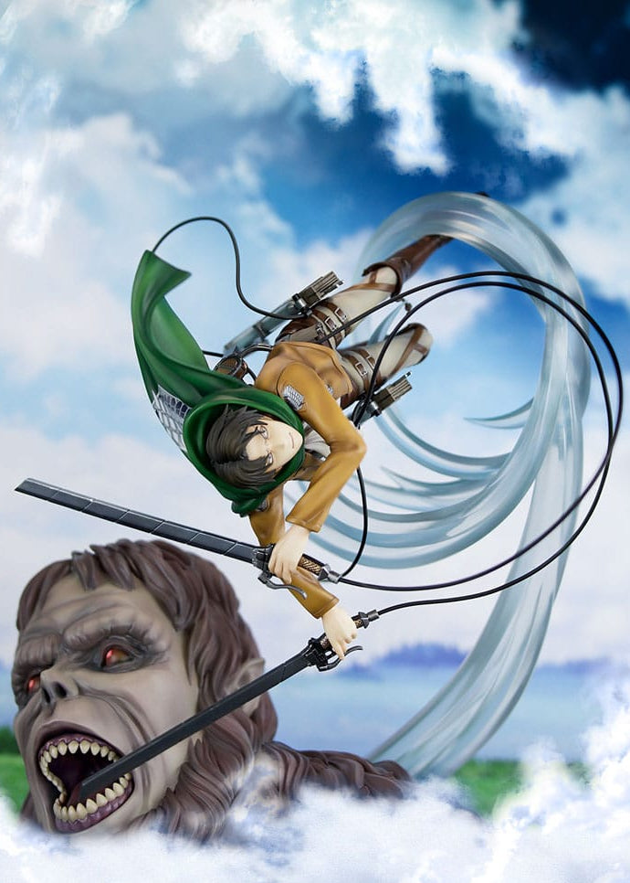 Levi vs. Beast Titan Ver., Attack on Titan, Proof, ca. 28 cm