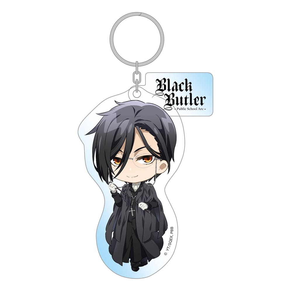 Sebastian, Black Butler: Public School Arc, Sakami, Acryl Schlüsselanhänger, ca. 8cm