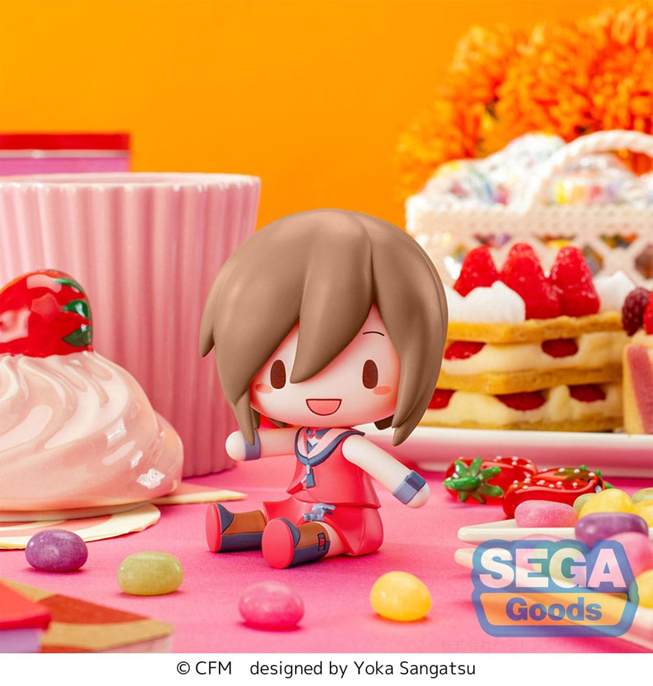 Meiko, Vocaloids, SEGA, Chibi Figur, ca. 8 cm