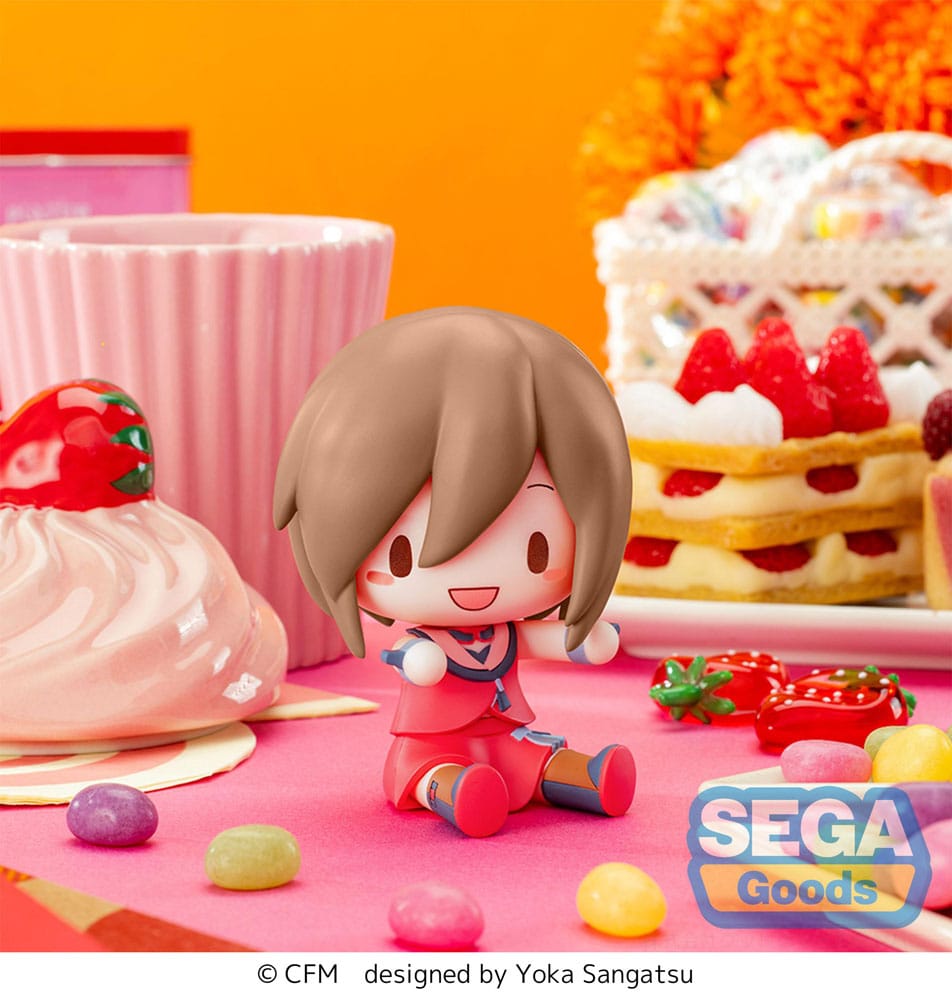 Meiko, Vocaloids, SEGA, Chibi Figur, ca. 8 cm