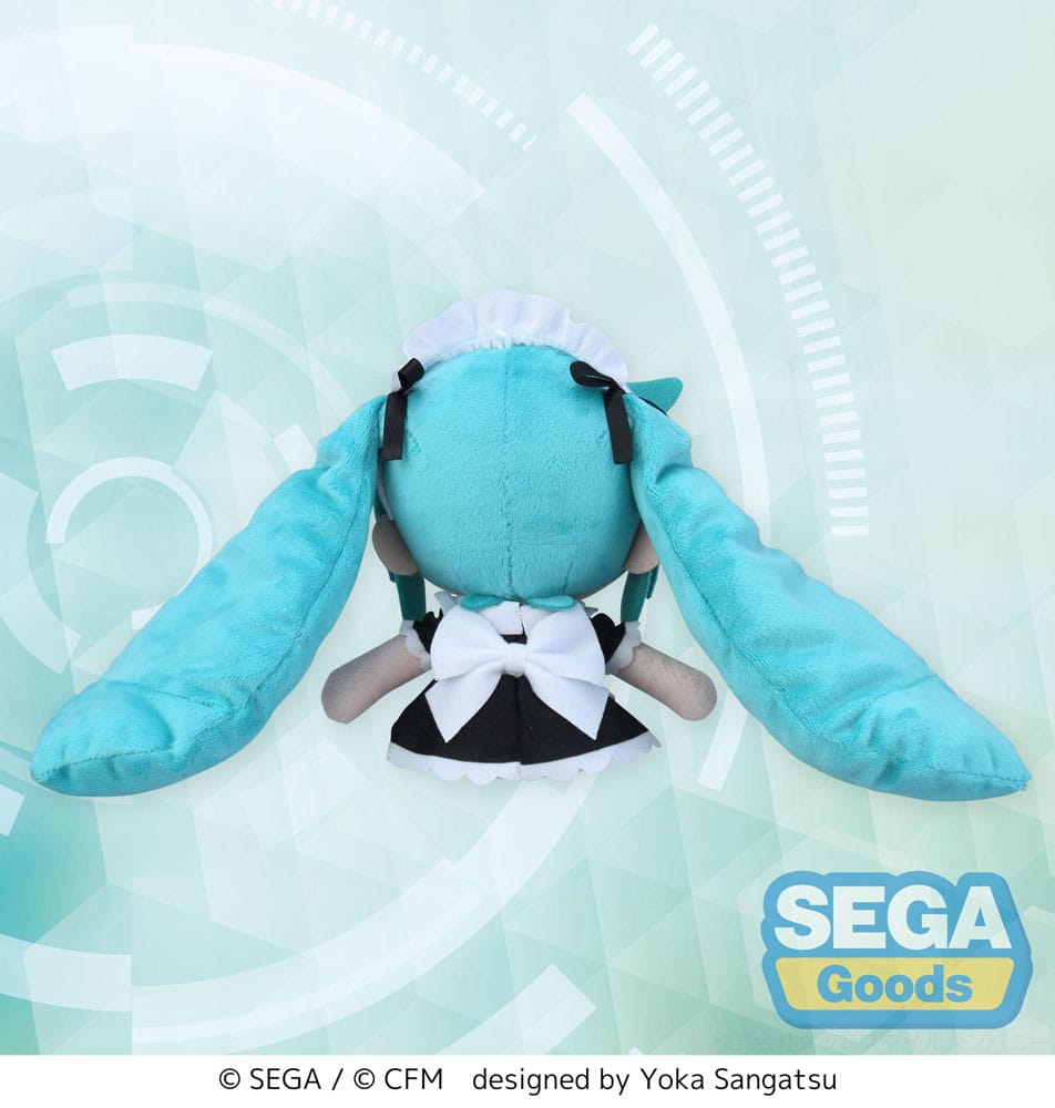 Hatsune Miku Maid Ver., Vocaloids, SEGA, Plushie, ca. 16 cm