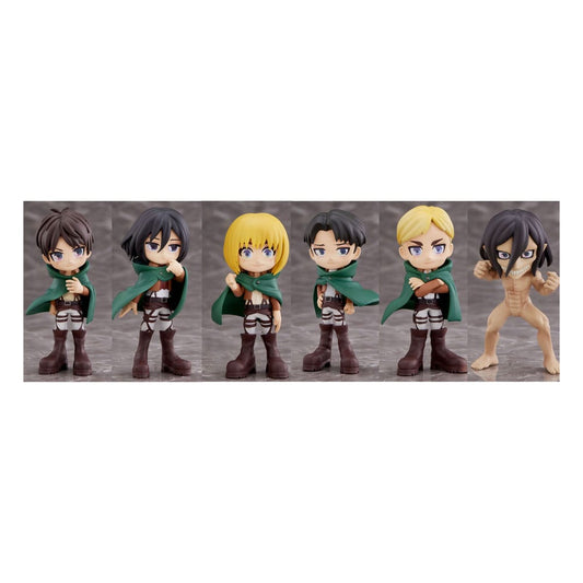 Attack On Titan, YuMe Toys, Minifigurenset, 6 Stück, ca. 9 cm